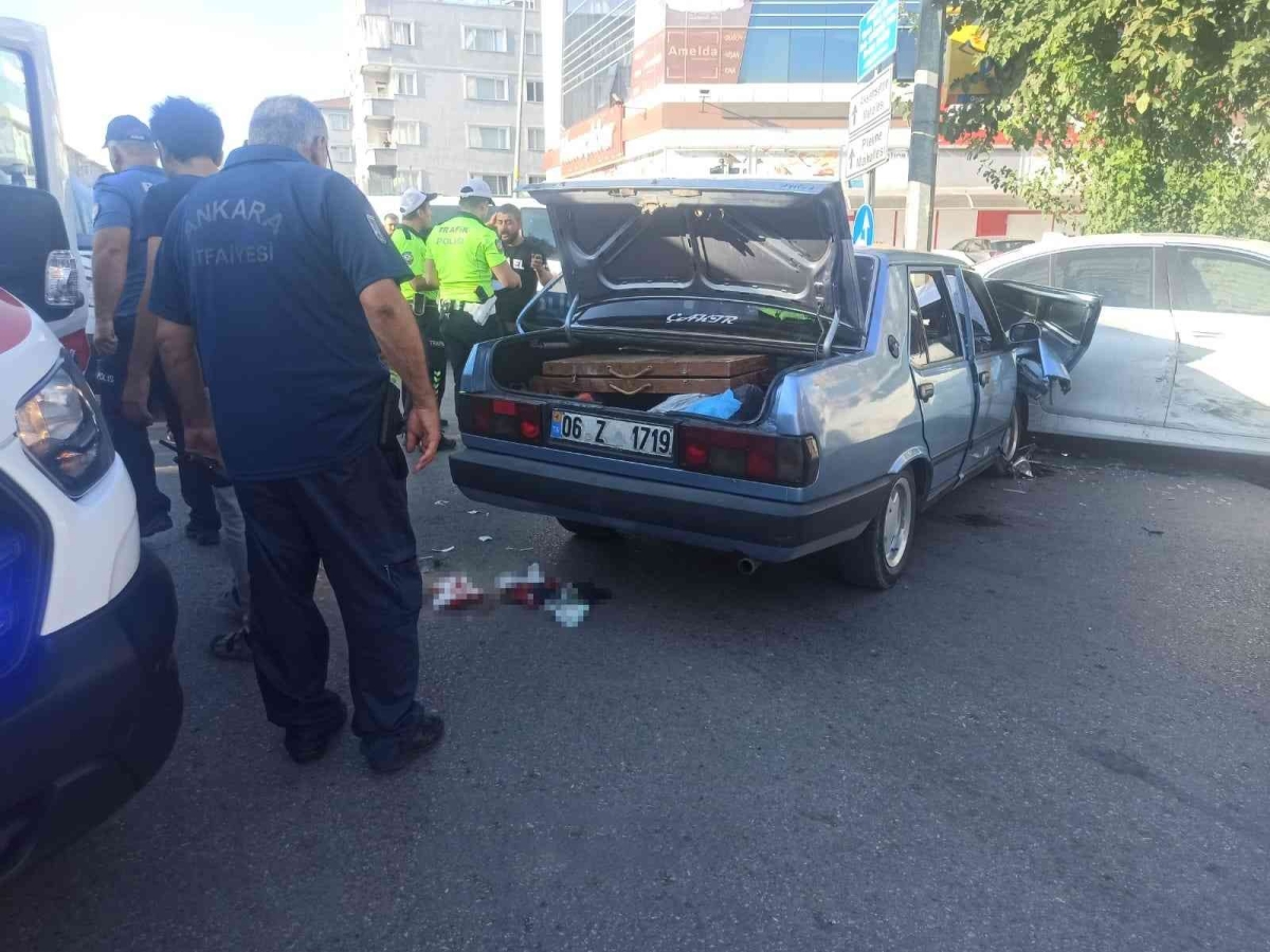 Başkentte trafik kazası: 4 yaralı
