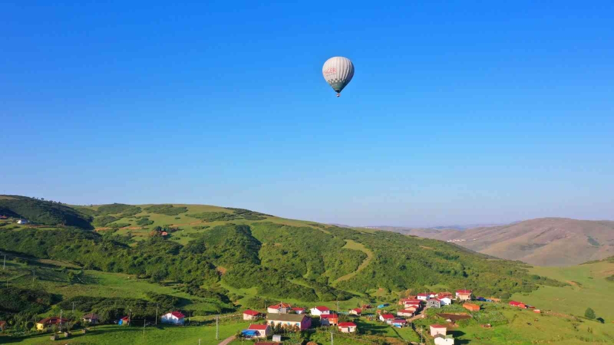 Ordu yaylalarında balon turizmi
