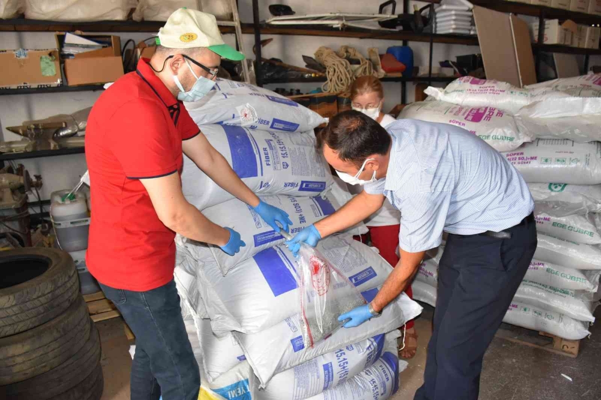 Muğla’da gübre denetimlerinde bin 200 kg sahte gübre ele geçirildi
