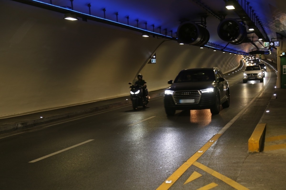 Avrasya Tüneli’ni 4 ayda 103 bin motosiklet sürücüsü kullandı
