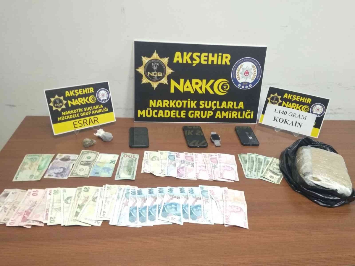 Konya’da 50 bin dolar değerinde uyuşturucu ele geçirildi
