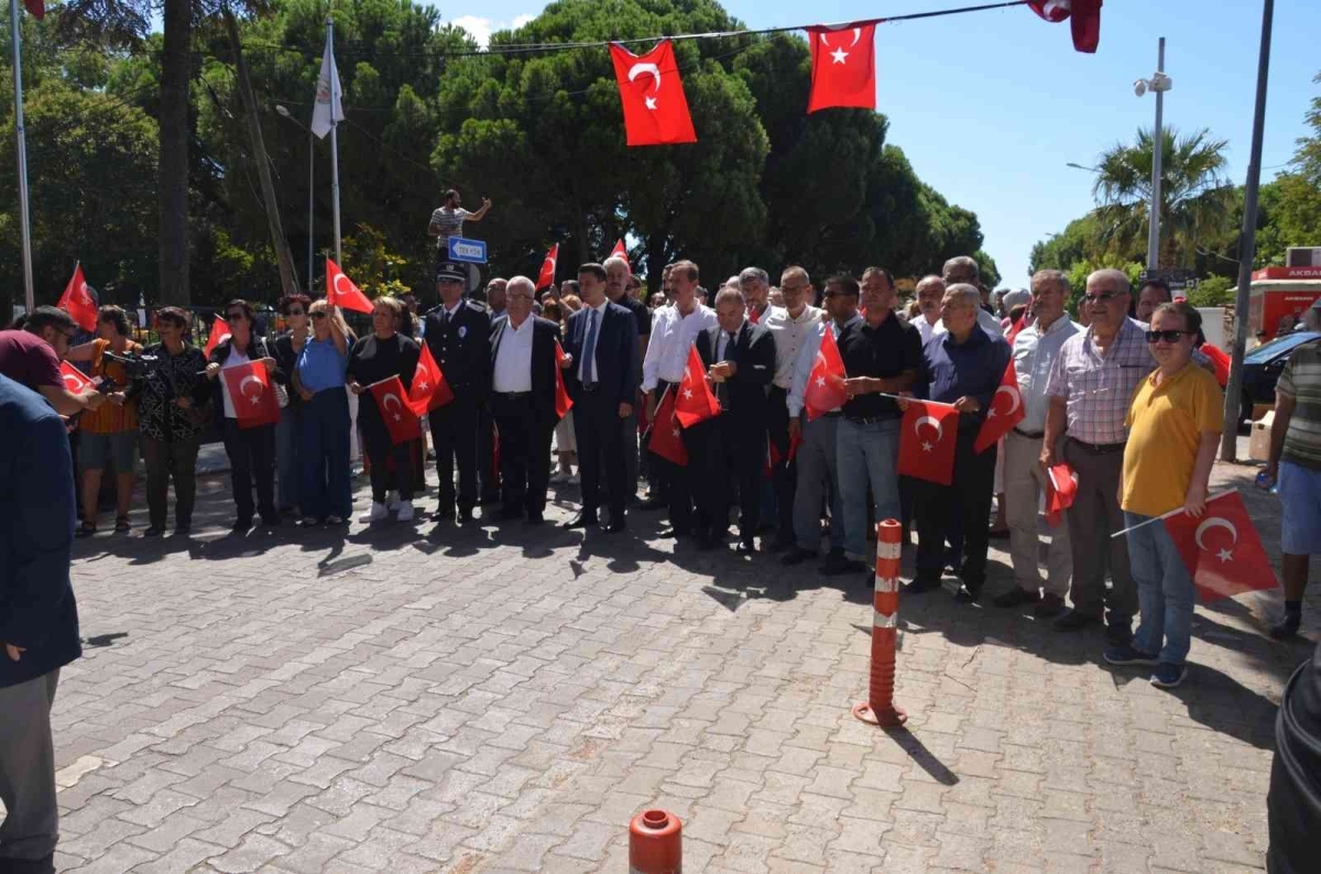 Gömeç’in düşman işgalinden kurtuluşunun 100.yılı kutlandı
