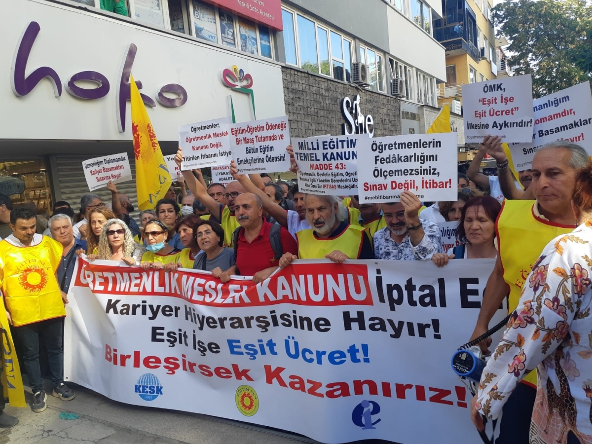 Başkent’te izinsiz gösteriye polis müdahalesi
