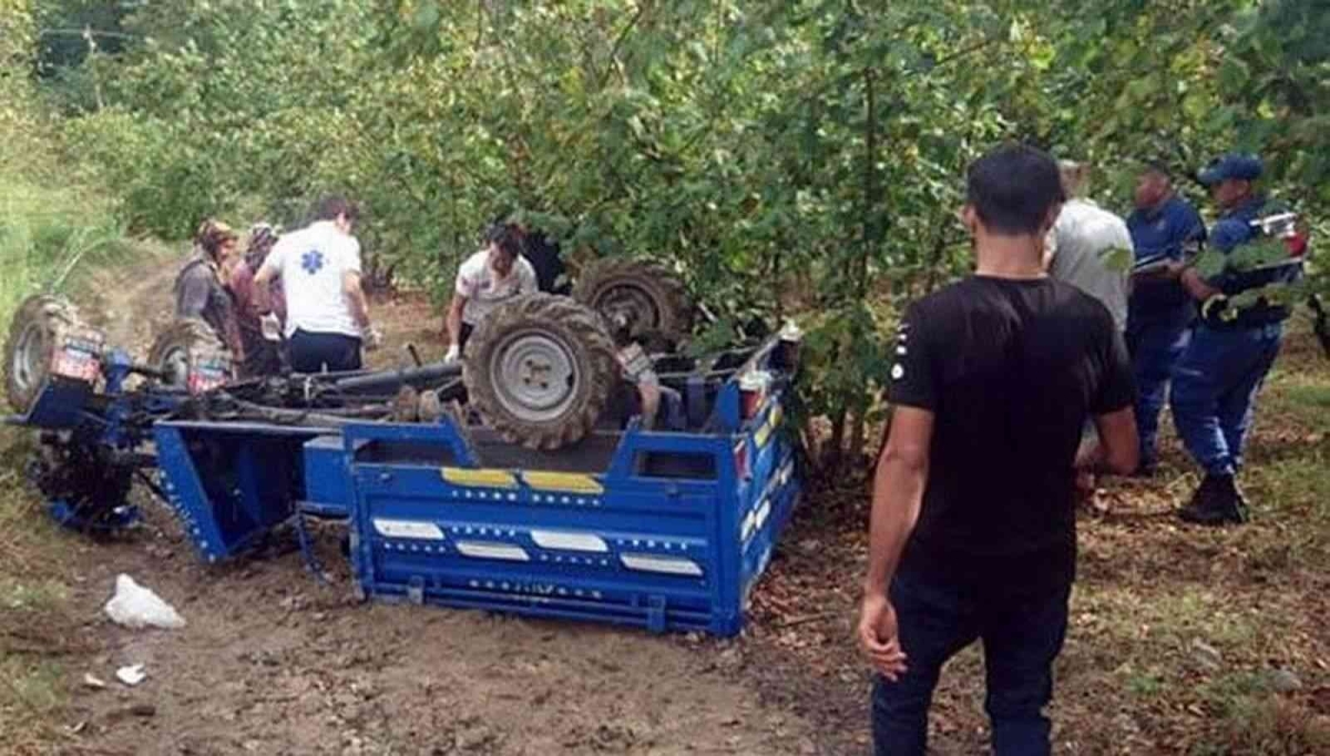 Siirt’te tarım aracı devrildi: 6 yaralı
