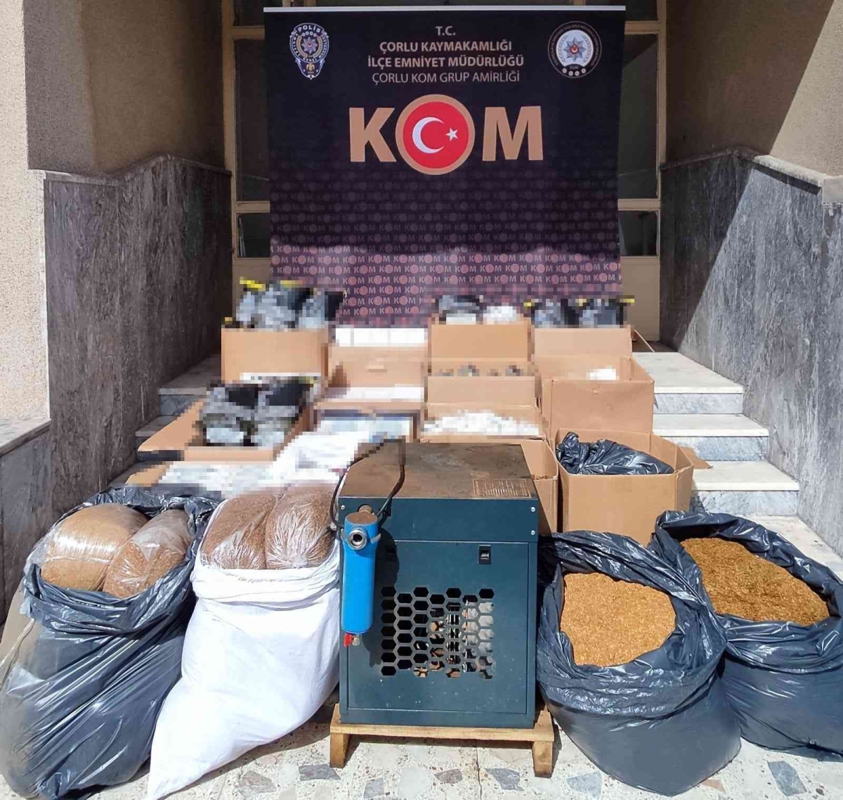 Tekirdağ’da makaron ve tütün operasyonu
