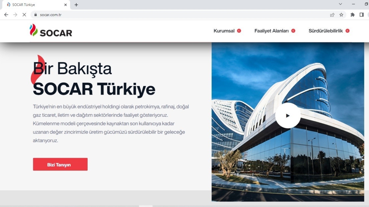SOCAR Türkiye’nin web sitesi yenilendi
