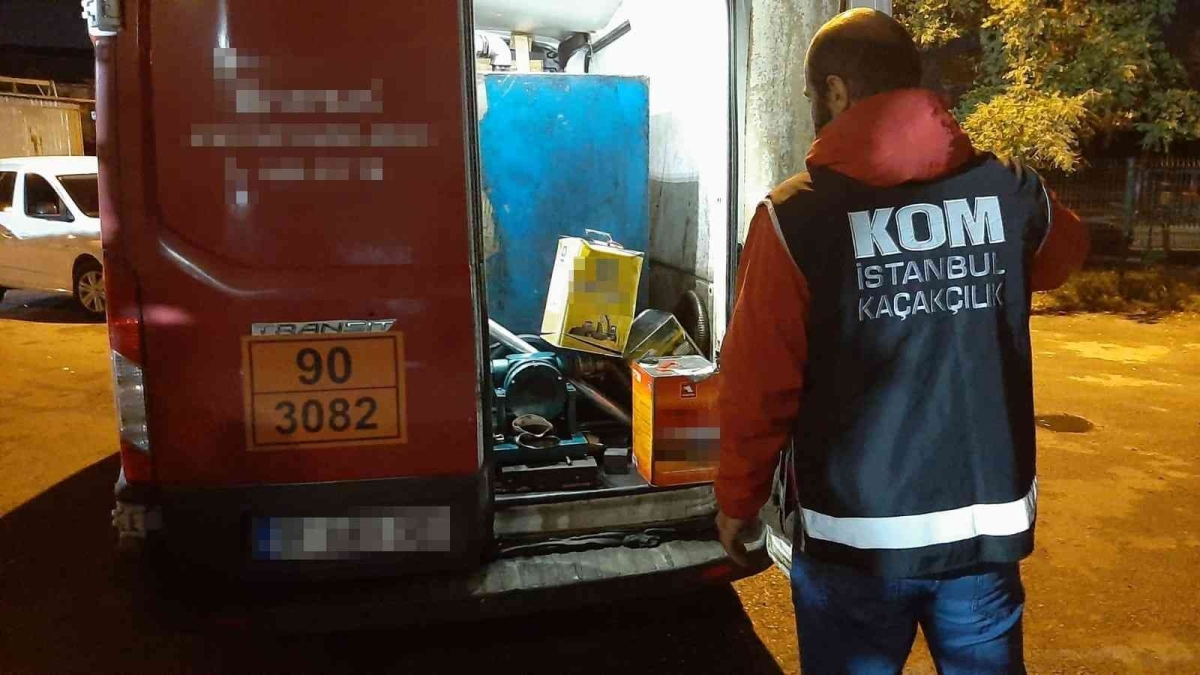 İstanbul’da 51 ton kaçak akaryakıt ele geçirildi
