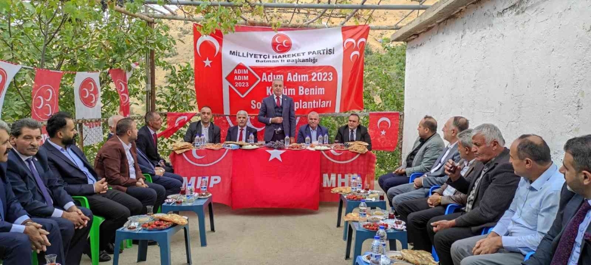 MHP heyeti Sason’da vatandaşlarla buluştu
