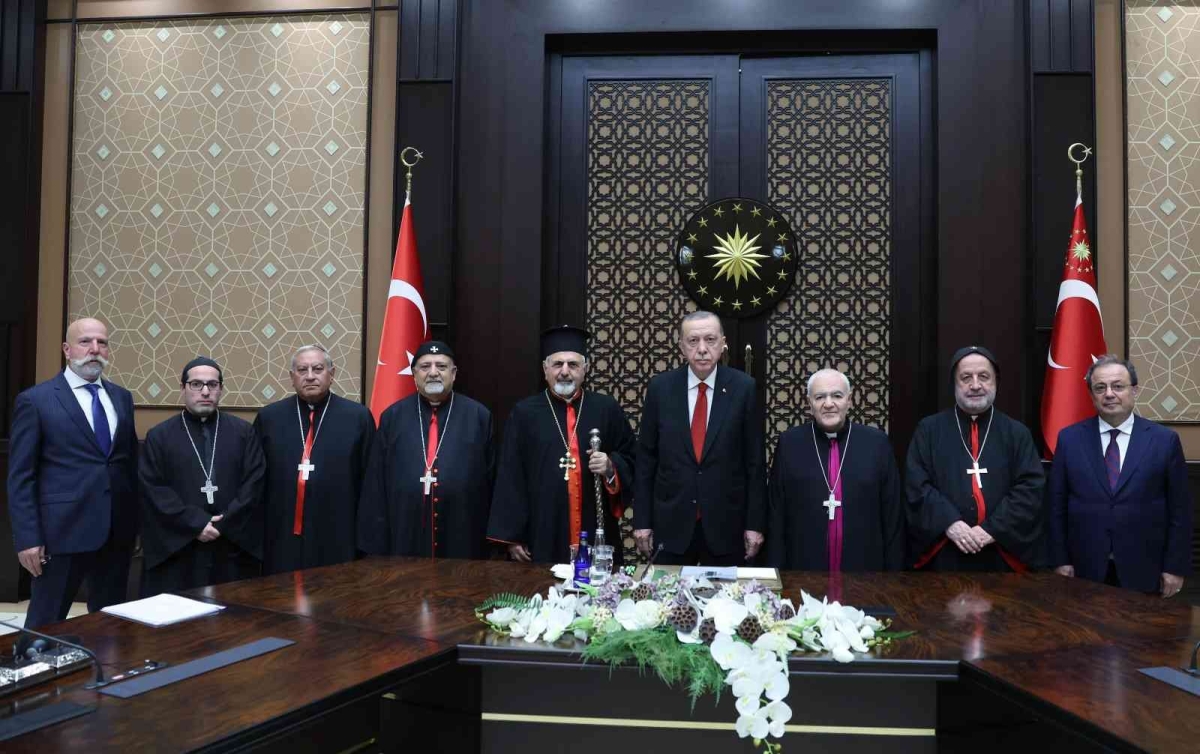 Cumhurbaşkanı Erdoğan, Süryani Katolik Patriği’ni kabul etti
