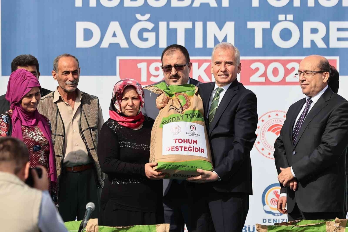 Denizli’de 4 bin 892 çiftçiye 1,5 ton sertifikalı tohum desteği
