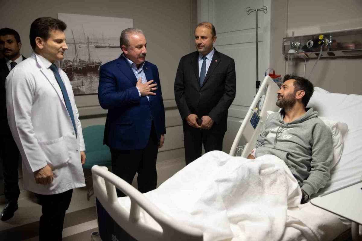 TBMM Başkanı Şentop trafik kazası geçiren Binali Yıldırım ile Şamil Ayrım’ı ziyaret etti
