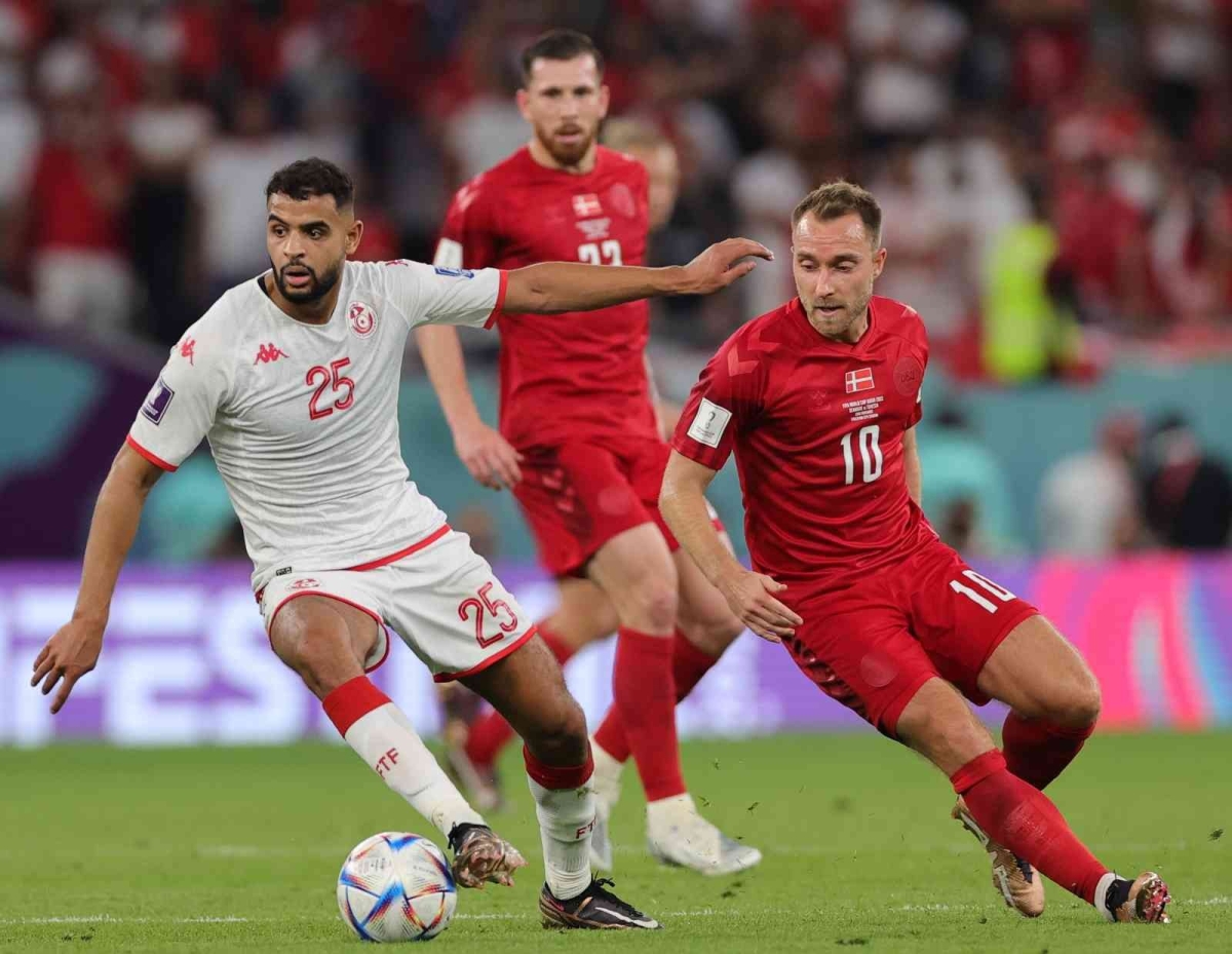 2022 Dünya Kupası: Danimarka: 0 - Tunus: 0
