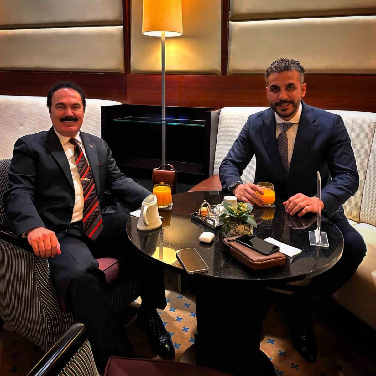 İş adamı Erçin Polat, DGSK Başkanı ile görüştü
