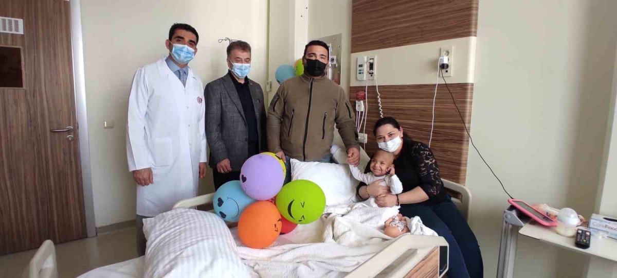 Lösemi hastası 3 yaşındaki Asel’den güzel haber
