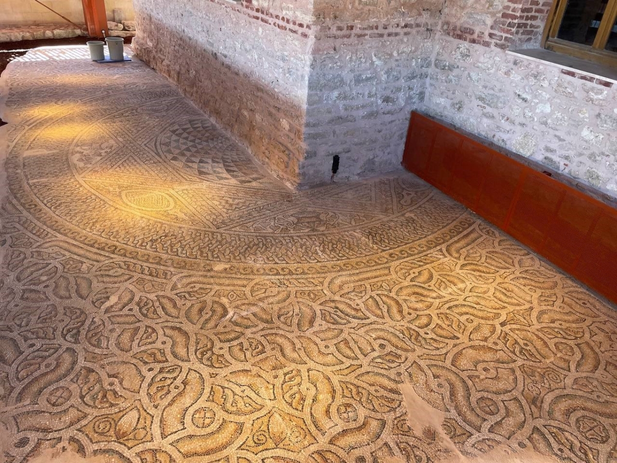 Zeytinburnu’nda yapımına başlanan Kazlıçeşme Mozaik Müzesi’nde sona gelindi
