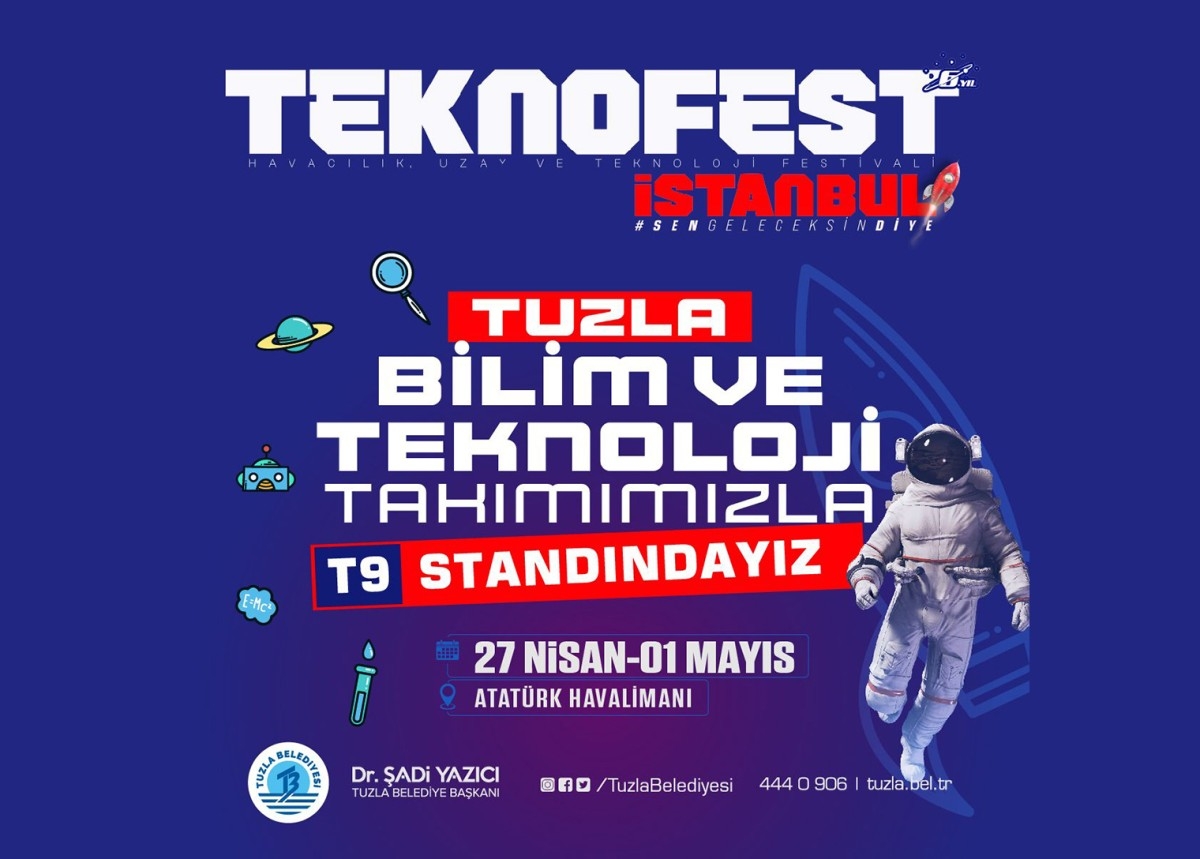 Teknofest’te Tuzla Belediyesi Yerini Alıyor