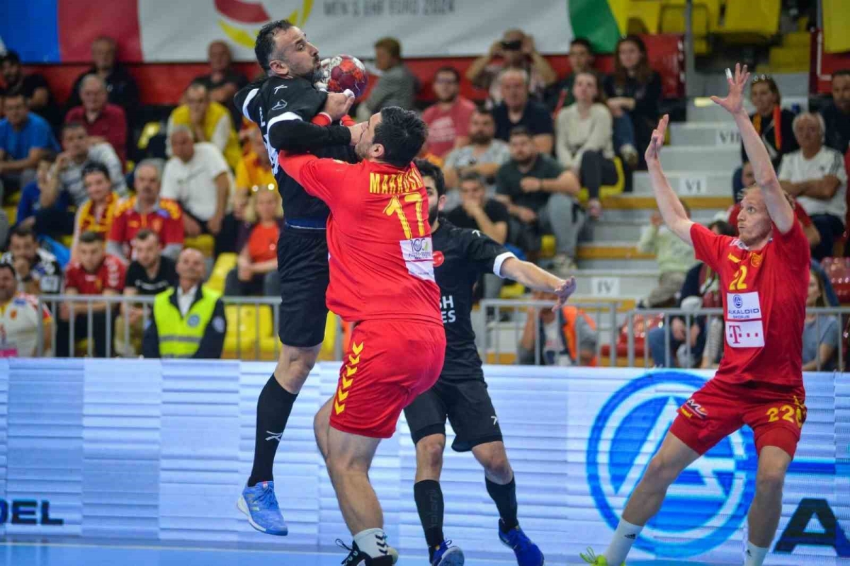 A Milli Erkek Hentbol Takımı, Kuzey Makedonya’ya mağlup oldu
