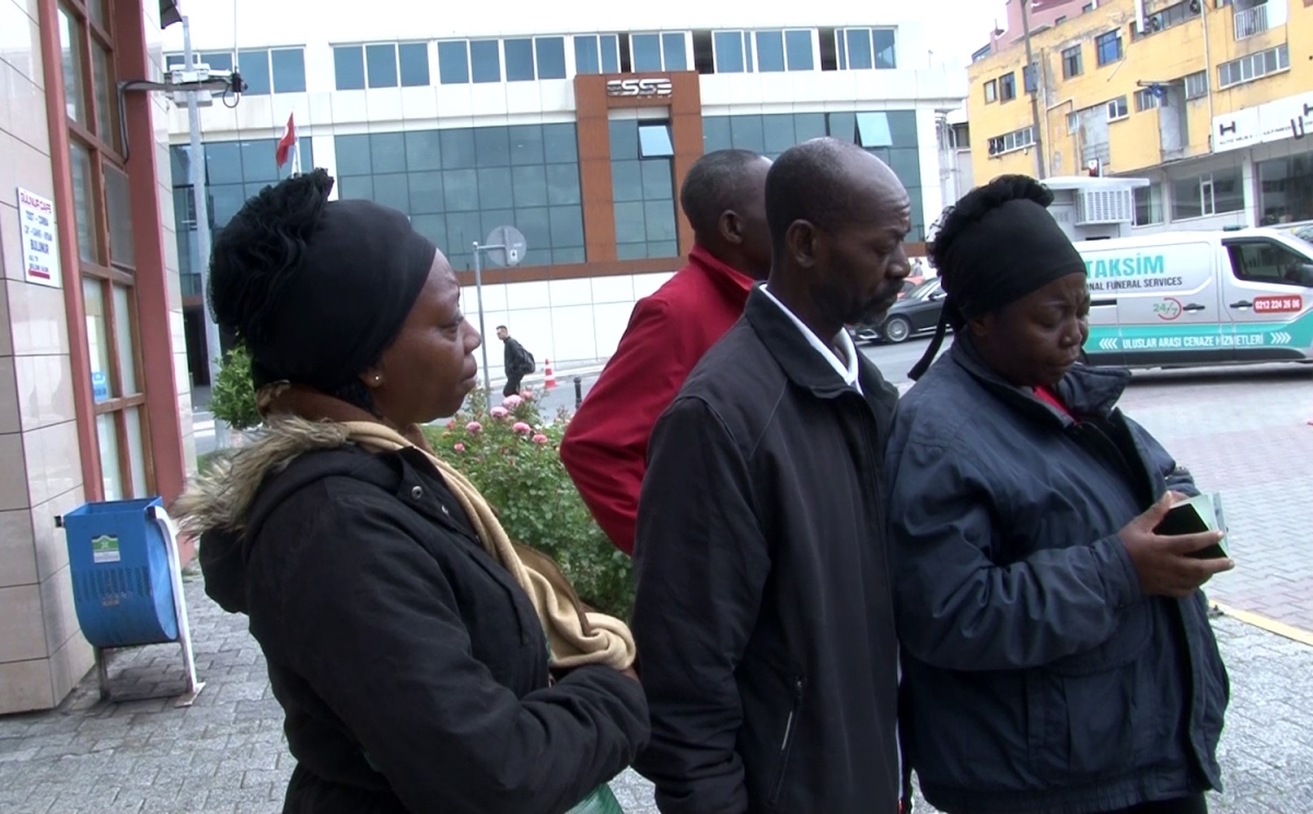 Gabonlu Jeannah Danys Dinabongho Ibouanga’nın cenazesi ailesi tarafından Adli Tıp Kurumu’ndan alındı
