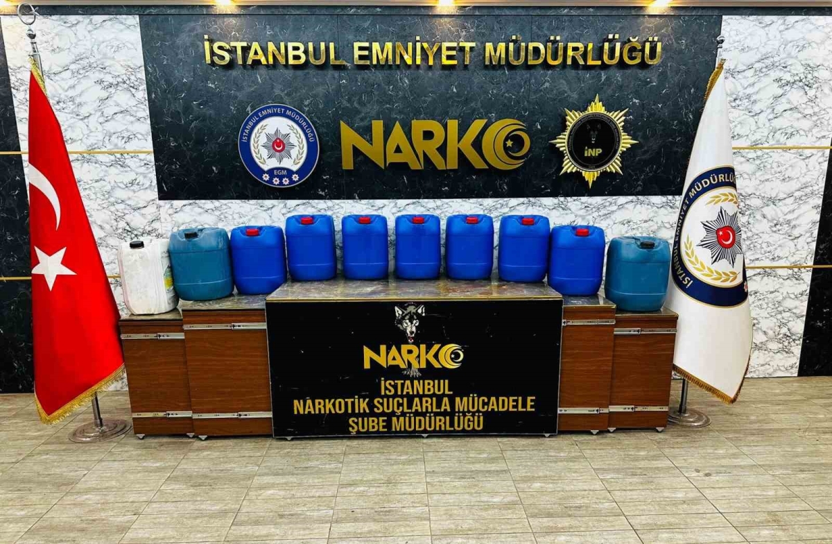 İstanbul’da uyuşturucu operasyonu: 530 kilo metamfetamin ele geçirildi
