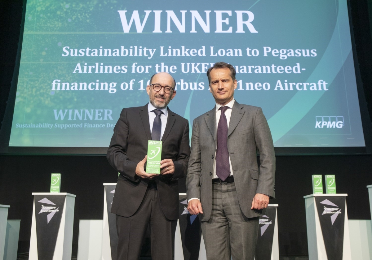 Pegasus’a sürdürülebilirlik finansmanı alanında yurt dışından iki ödül
