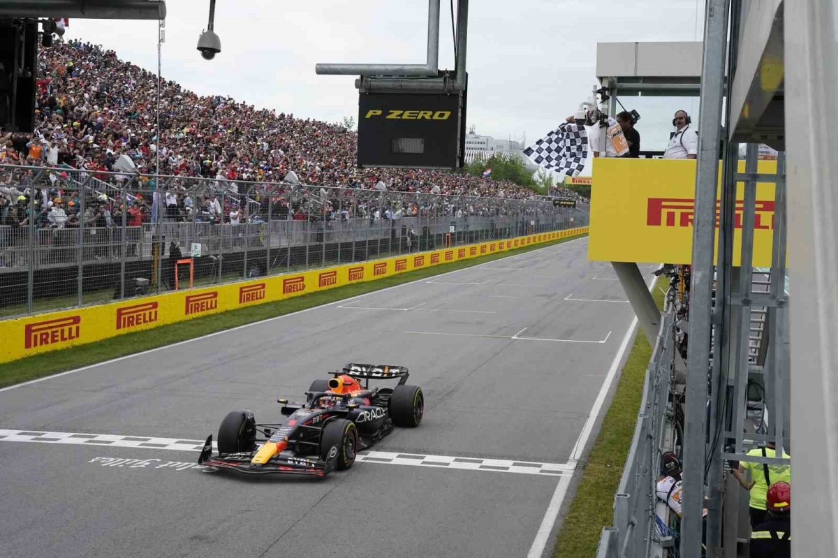 Kanada Grand Prix’sinde kazanan Max Verstappen
