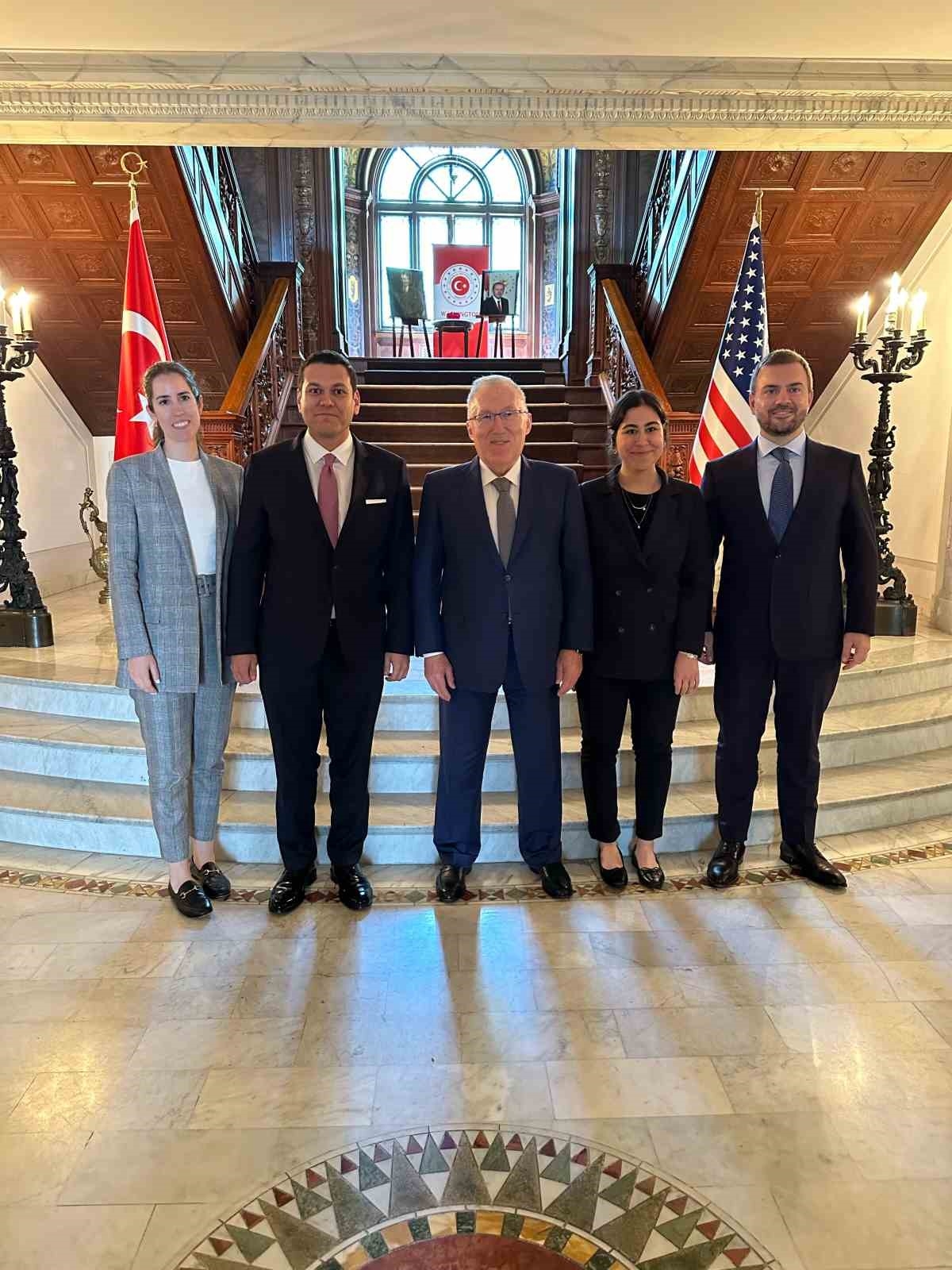 Martı Kurucusu Öktem’den Türkiye’nin Washington Büyükelçisi Mercan’a ziyaret
