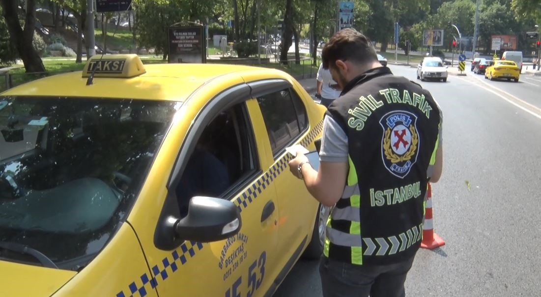 Beşiktaş’ta ticari taksi denetimi
