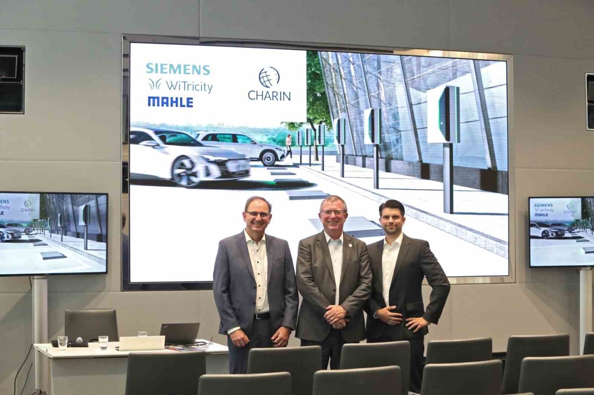 Siemens, kablosuz elektrikli araç şarj alanında bir adım daha atıyor
