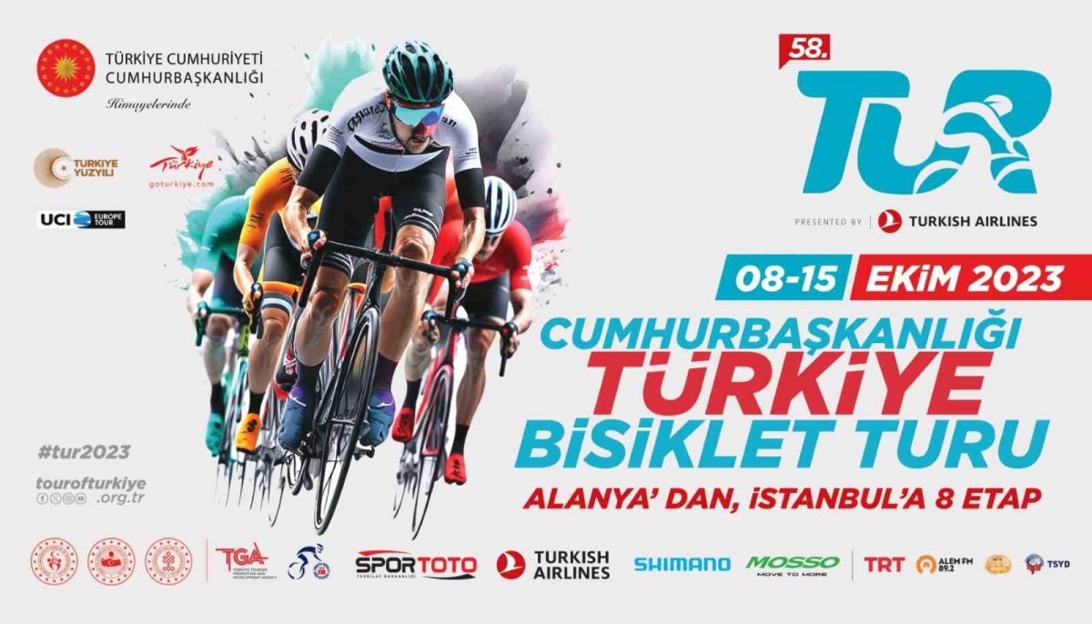58. Cumhurbaşkanlığı Türkiye Bisiklet Turu, Alanya-Antalya etabı ile başlıyor
