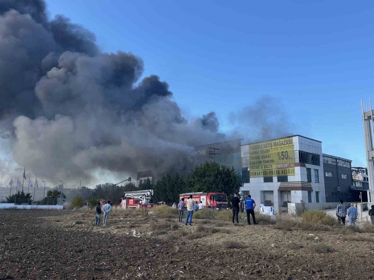 Silivri’de mobilya fabrikasında çıkan yangın kontrol altına alındı
