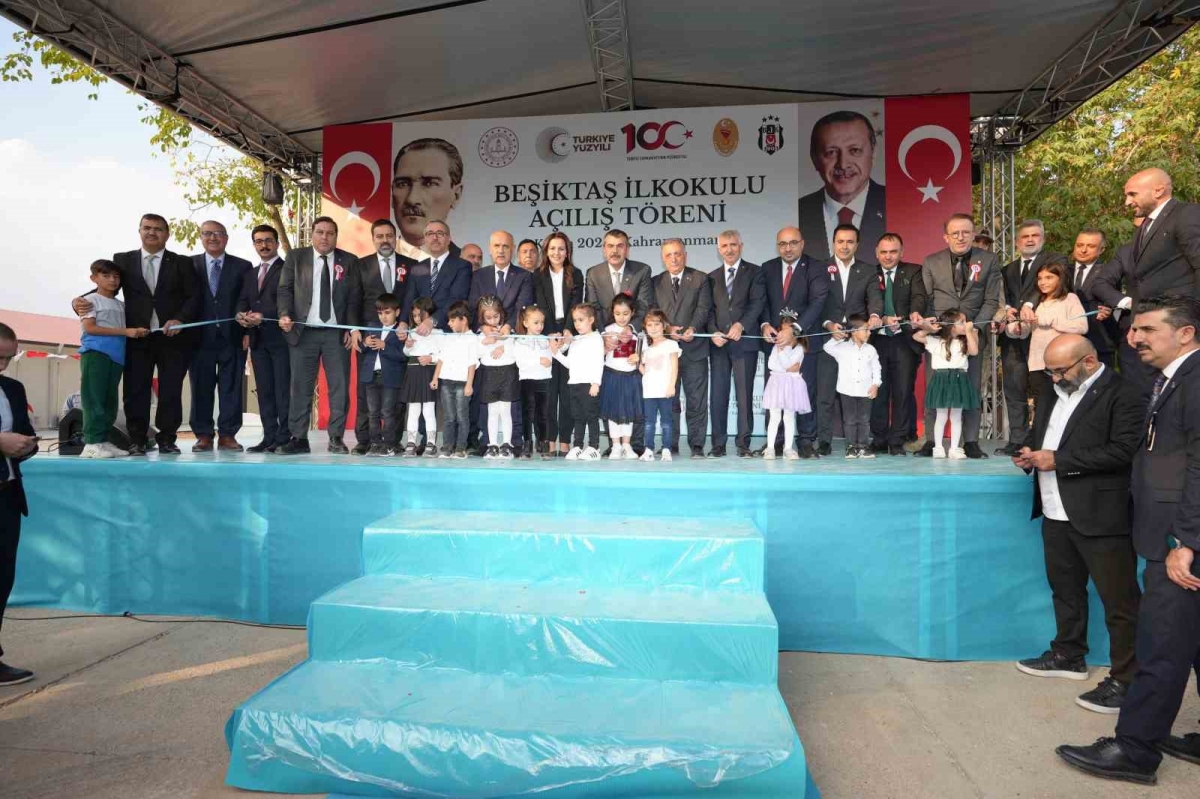 Ahmet Nur Çebi, Pazarcık Beşiktaş İlkokulu açılışına katıldı
