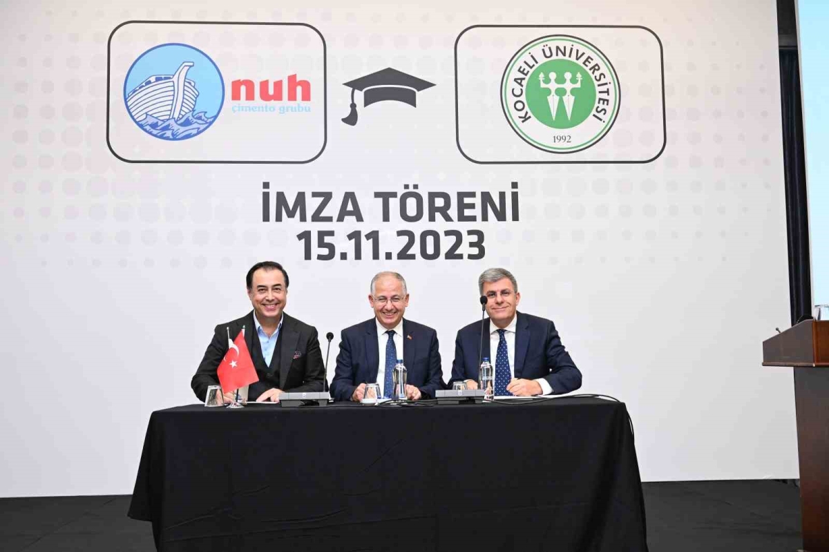 Nuh Çimento Grubu ile Kocaeli Üniversitesi arasında iş birliği imzaları atıldı
