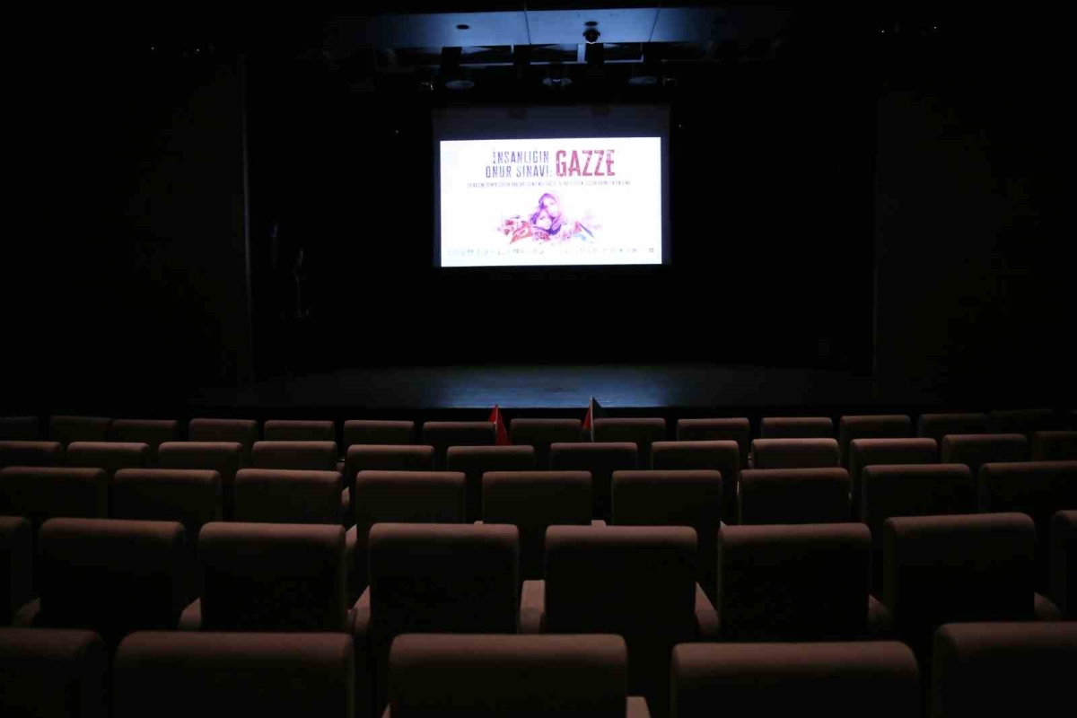 Eyüpsultan’da sinema koltukları Gazze’de şehit olan çocuklara ayrıldı
