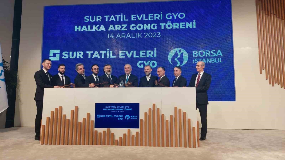 Borsa İstanbul’da gong ‘Sur Yapı Tatil Evleri GYO’ için çaldı
