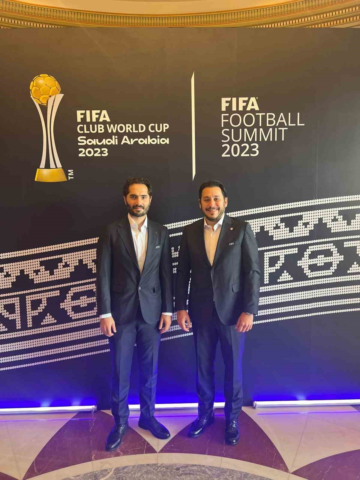 Mustafa Eröğüt ve Hamit Altıntop, FIFA Futbol Zirvesi’ne katıldı
