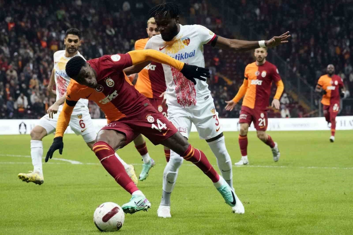 Trendyol Süper Lig: Galatasaray: 2 - Kayserispor: 1 (Maç sonucu)
