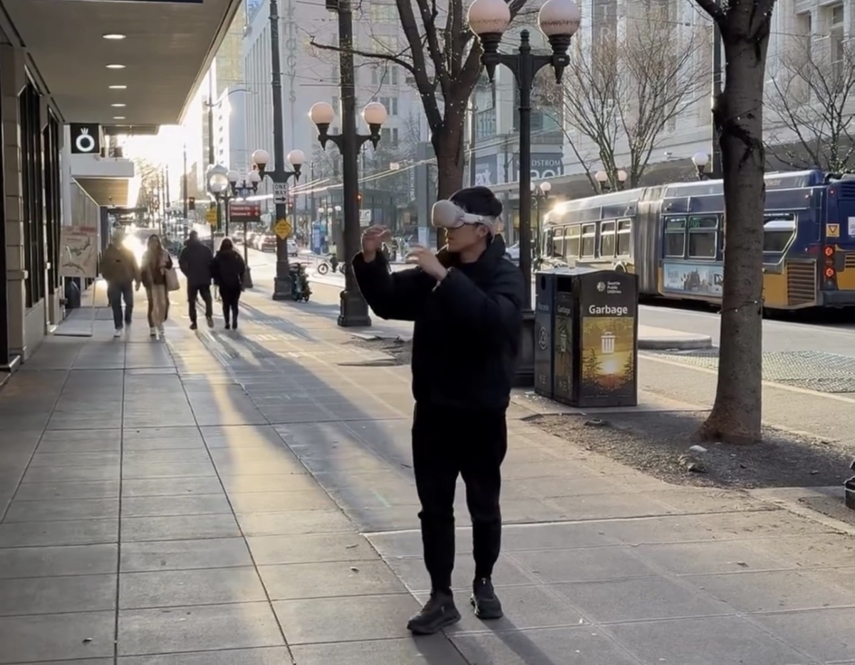 Apple’ın yeni gözlüğü ABD sokaklarını bilim kurgu filmlerine çevirdi
