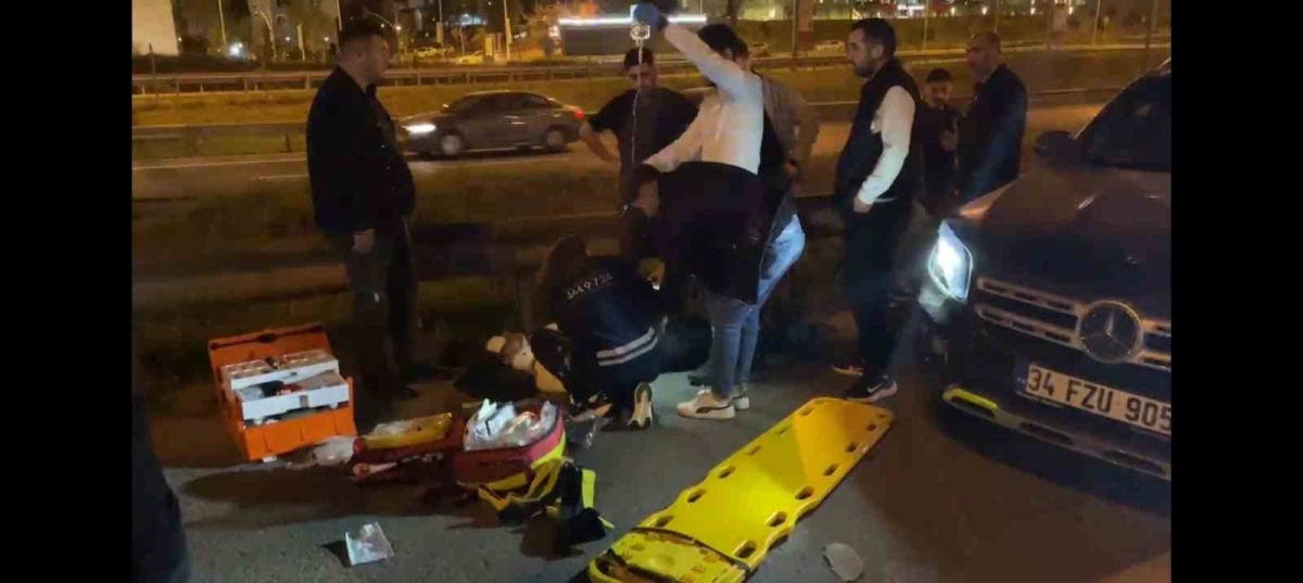 TEM Otoyolu’nda otomobil cipe arkadan çarptı: 1’i ağır 2 yaralı

