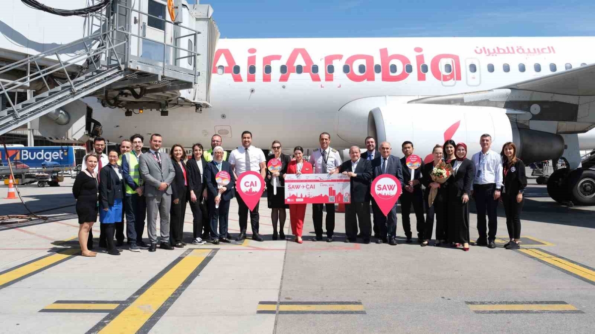 Sabiha Gökçen’den Air Arabia Egypt ile Kahire uçuşları başladı
