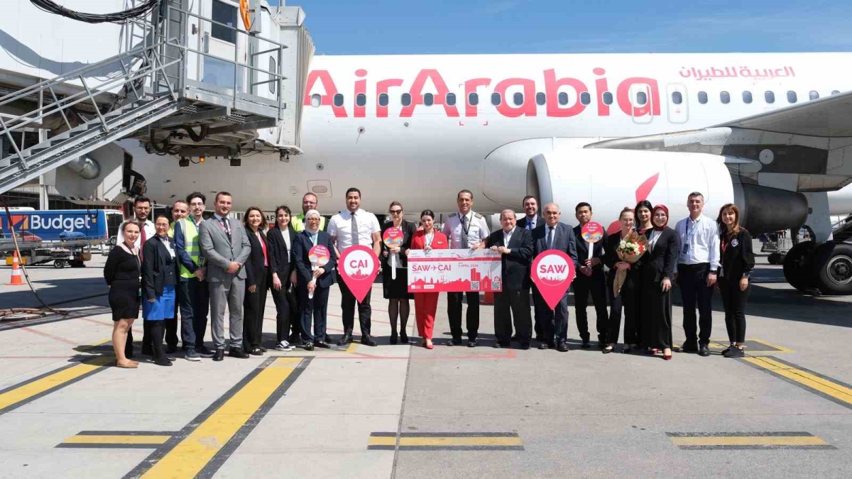 Sabiha Gökçen’den Air Arabia Egypt ile Kahire uçuşları başladı
