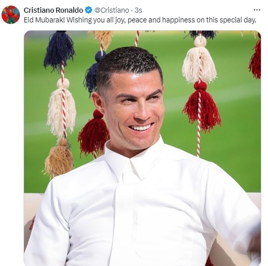 Cristiano Ronaldo’dan Ramazan Bayramı mesajı
