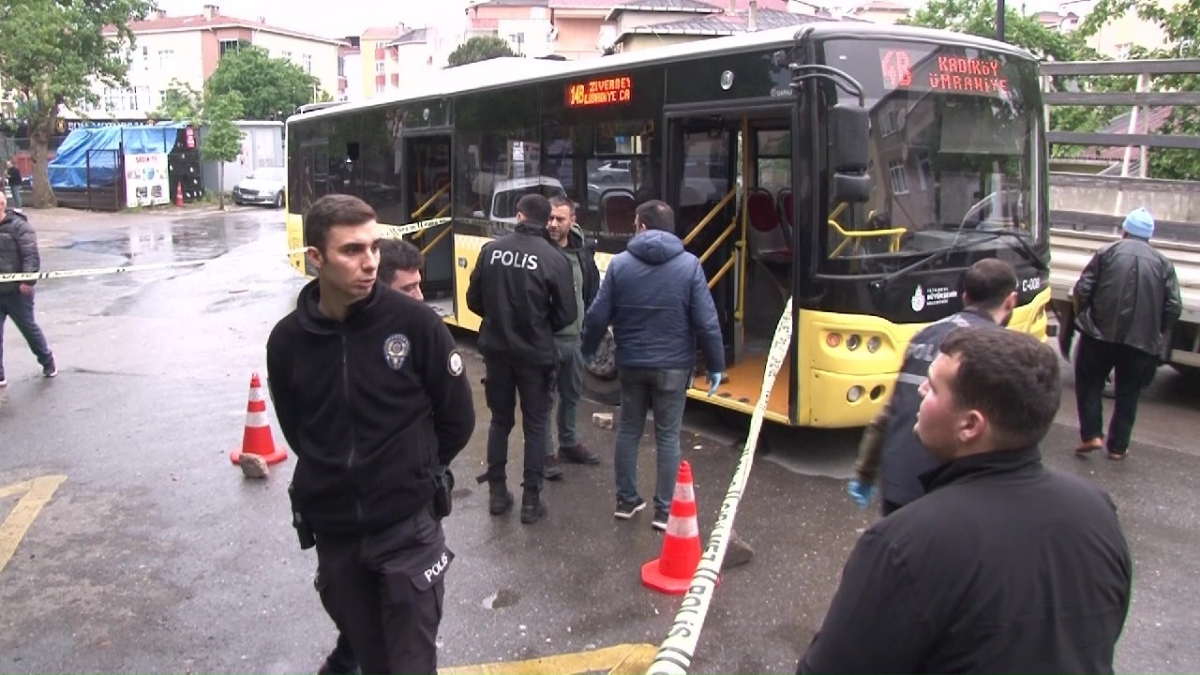 Ümraniye’de otobüs şoförüne silahlı saldırı: 6 el ateş etti
