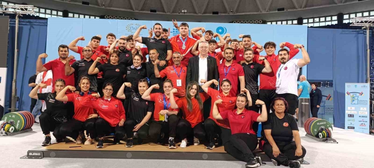 Milli halterciler, Yıldızlar ve 15 Yaş Altı Avrupa Şampiyonası’nda 61 madalya kazandı
